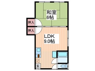 第１田万里ビルの物件間取画像